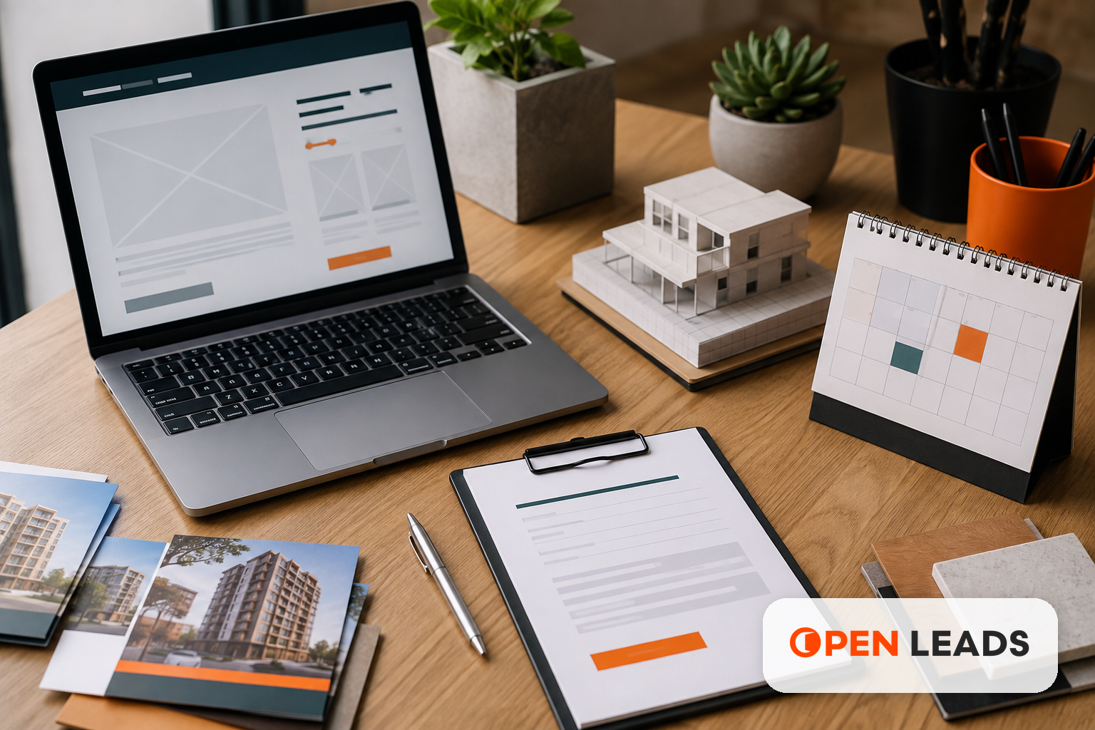 Ilustracao editorial sobre Criação de sites para construtoras com funil comercial e canais digitais